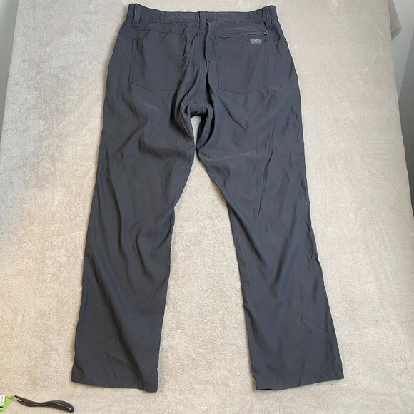 Eddie Bauer Men's Pants Size 34x30 Nylon Blend Gray Lightweight Stretch Casual W - Picture 13 of 13